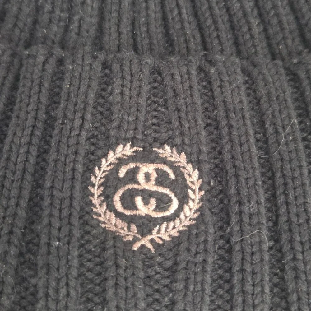 Stussy Crest Wide Rib Knit Beanie